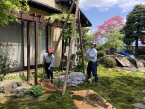 庭園修繕（三条市）
