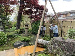 庭園修繕（三条市）