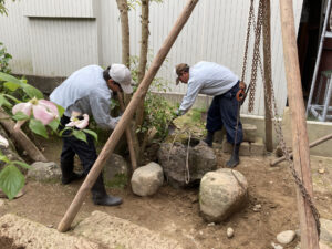 庭園修繕（長岡市）