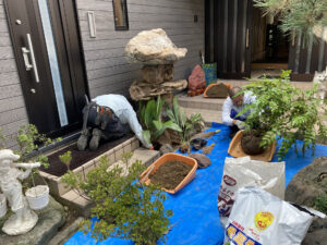 石灯篭設置（三条市）