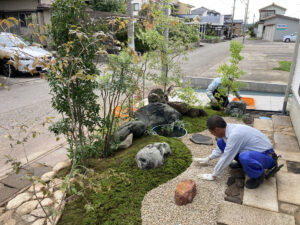 モダン和風のビオトープ（三条市）