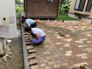 庭園修繕（田上町）