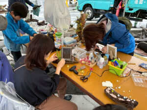 流木ストーンアート体験教室